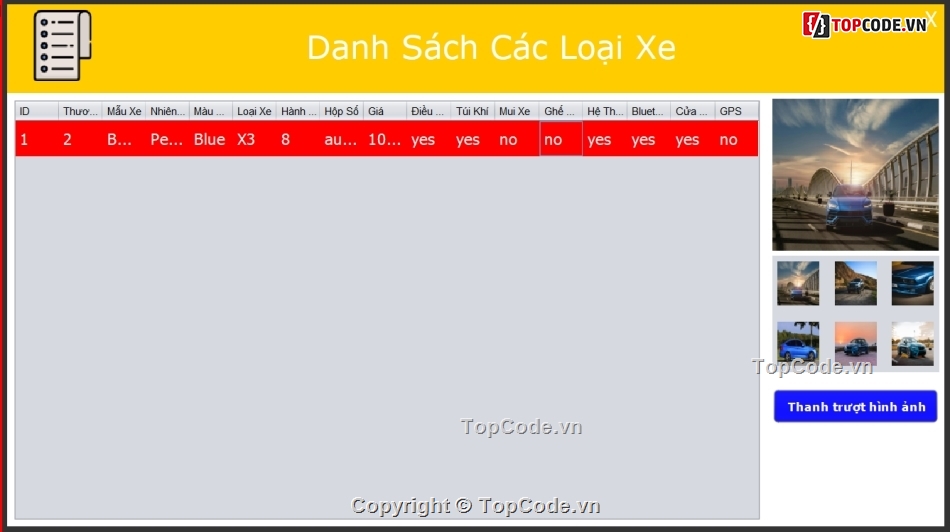 Code đồ án,Java 3 Layers,Quản lý thuê xe ô tô